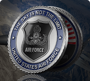 Custom Made Air Force Custom Challenge-mønter